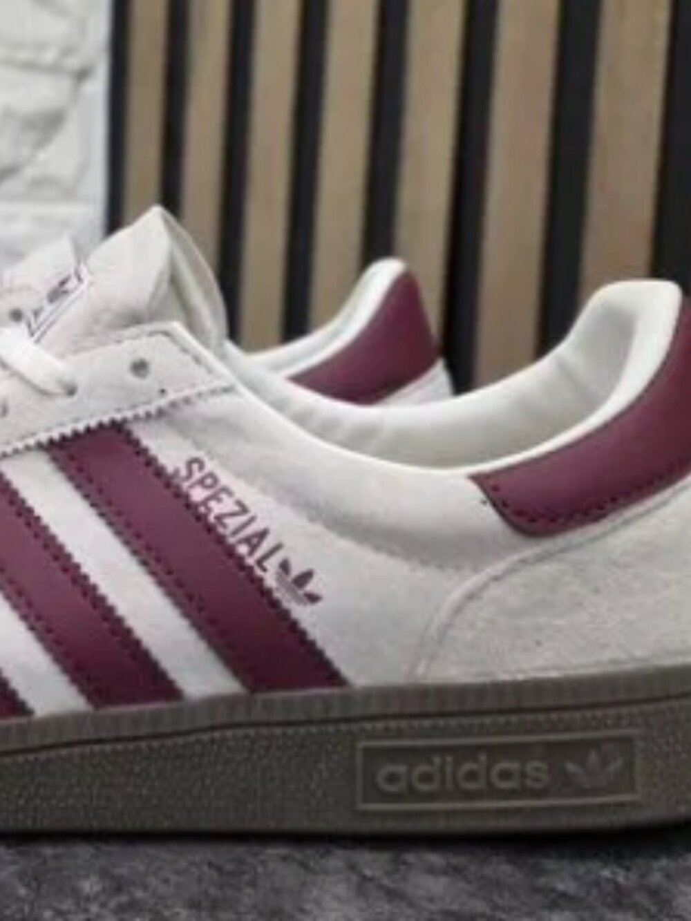Adidas Spezial Beige Red Suede Sneakers